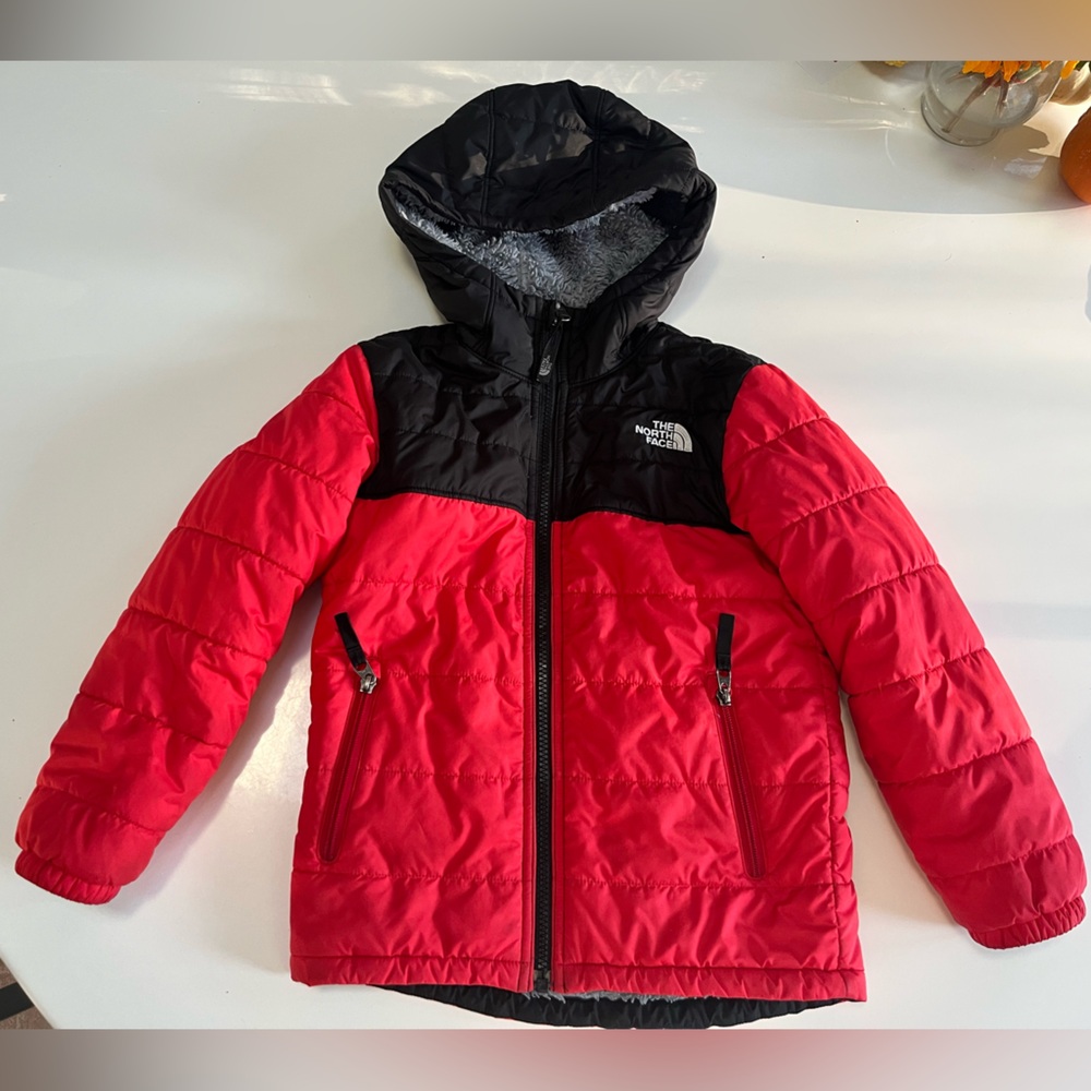 Xs youth North Face jacket red